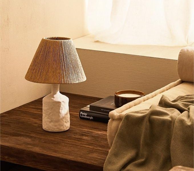 Adding Retro Charm with a Table Lamp