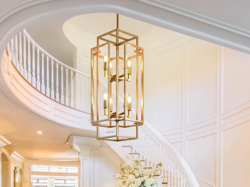 Stunning 2-Story Foyer Chandeliers: Elevate Your Entryway