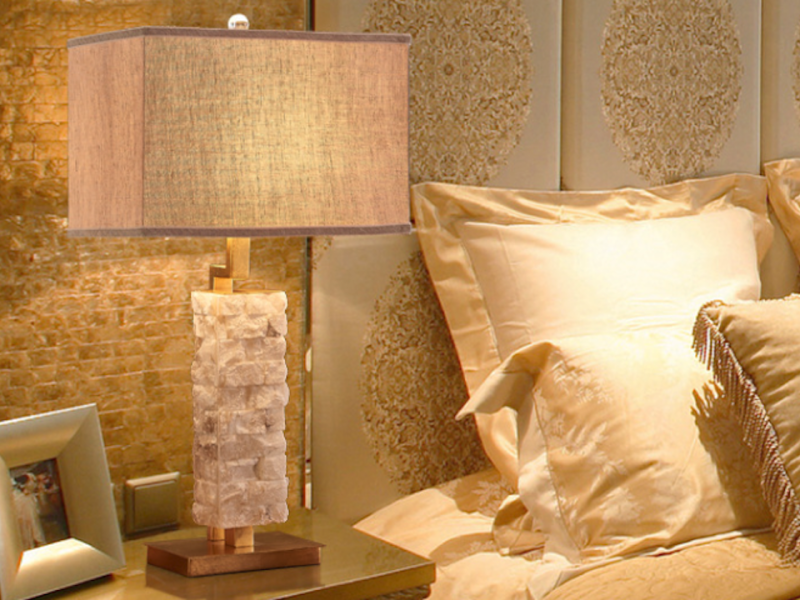 Enhance Your Hotel Room with Luxury Marble Base Table Lamp
