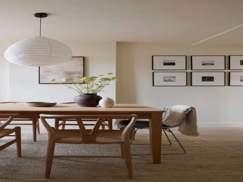 Linen Shade Rustic Dining Room Lighting: A Cozy Touch